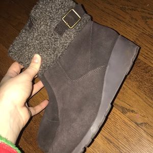 Cute and warm booties from lands end.